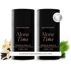 Each & Every Aluminum Free Deodorant for Women & Men - All Natural Deodorant for Sensitive Skin, EWG Verified - Clean, Baking Soda-Free, Plant-Based Fragrance - 2.5oz (2 Pack)