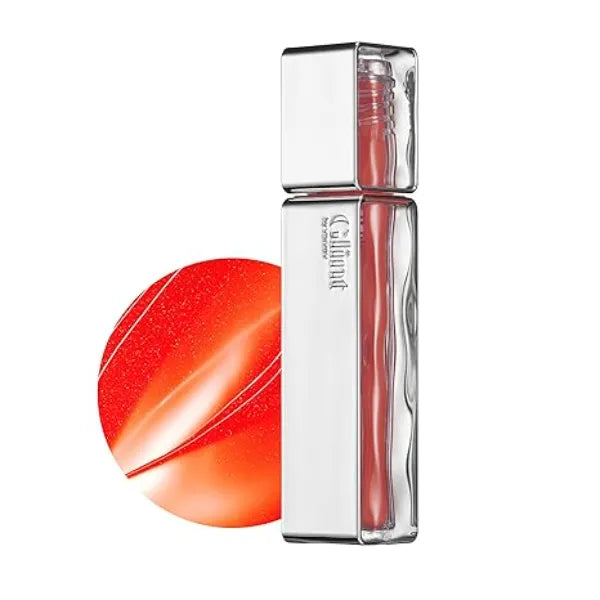 Glint Tint Glosser Hydartions, Moisturizing Plumping Lip Gloss with Radiant Shine, Long Lasting, Korean Skin Care. Provence Rose & Calendula Extract.