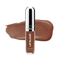 Sacheu Lip Elixir Nourishing and Hydrating Lipgloss — Moisturizing Plumping Lip Gloss Enriched with Collagen, Non-Sticky Lip Color Smooth High-Shine Finish, Vegan & Cruelty-Free