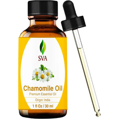 SVA ORGANICS Essential Oil 100% Natural Oil for Diffuser, Hair Care, Face, Skin Care, Aromatherapy, Scalp and Body Massage with Dropper - 1 Fl Oz