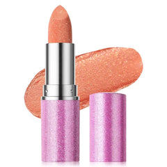 Erinde Glitter Shine Lipstick, Pearl Diamond Shimmery Creamy Lipcolor, Hydrating Glimmer Finish Lipsticks with Creamy Texture, Long Lasting High Pigmented Metallic Lip Stick Lip Stain