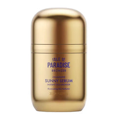 Isle of Paradise Sunny Serum Bronzing Serum Instantly Illuminating Liquid Face Bronzer with Niacinamide, Buildable Wash Off Formula for Versatile Wear