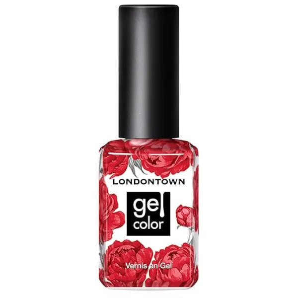 LONDONTOWN UV/LED Gel Nail Polish Long Lasting, Chip Resistant High Shine Color Glossy Shimmery Red Orange