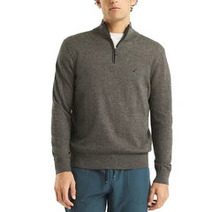 Nautica Men's Classic-Fit Solid Quarter-Zip Sweater