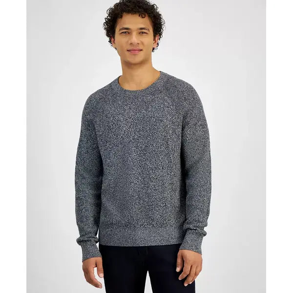 Men's Modern-Fit Textured Mouliné Sweater