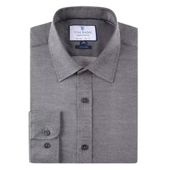 Tom Baine Men's Four-Way Stretch Jacquard Dress Shirt