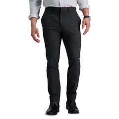 Kenneth Cole Reaction Men's Gabardine Fit Performance Stretch Flat-Front Dress Pants