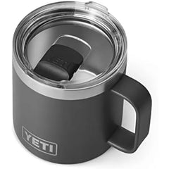 YETI Rambler 14 oz Mug, Vacuum Insulated, Stainless Steel with MagSlider Lid, Stainless | Vacuum Insulated, MagSlider Lid, Stainless