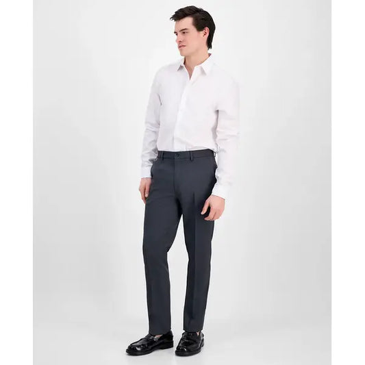 DKNY Men's Modern-Fit Solid Dress Pants