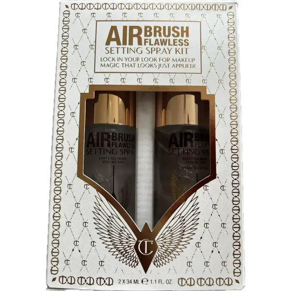 Charlotte Tilbury Airbrush Flawless Setting Spray Kit Duo Set - 2 X 1.1 Oz
