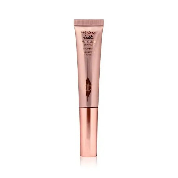 Charlotte Tilbury Beauty Light Wand, Pillow Talk Original – Soft Rose Gold Glow Highlighter & Blush