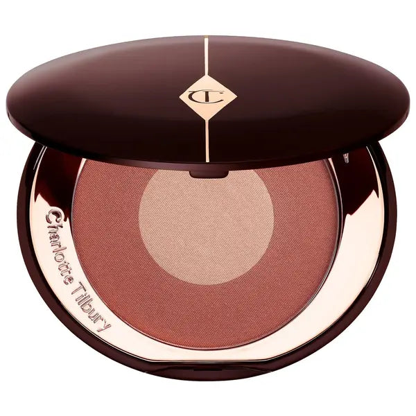 Charlotte Tilbury Cheek to Chic Blush - Pillow Talk Collection - Pillow Talk Intense - deep rosy pink - .28 oz/8g