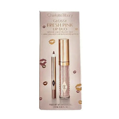 Charlotte Tilbury Lip Duo | Fresh Pink Mini - Lip Cheat Pillow Talk & Collegen Lip Bath Rose