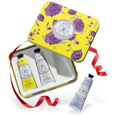La Chatelaine French Hand Cream Trio Gift Set – Travel Size Tin with 20% Organic Shea Butter – Nourishing Hand Care for Women & Men