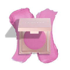 LAWLESS Pinch My Cheeks Soft Blur Cream Blush Valentine Premium Blush with Natural Ingredients to Re Energize and Protect the Skin While Imparting a Soft, Cloudy Finish 0.18 oz