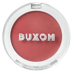 Buxom Plump Shot Peptide Plumping Blush, Lightweight Matte Cream to Powder, Medium Buildable Color, Peptide Infused Formula, Soft Focus Finish