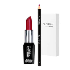 Claraline Lip Kit, Matte Lipstick & Lip Liner