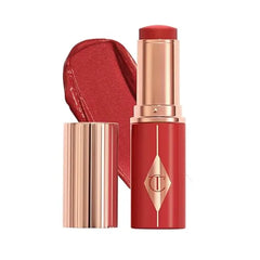 Charlotte Tilbury Unreal Healthy Glow Blush Stick – Buildable Cream Blush with Luminous, Skin-Enhancing Finish