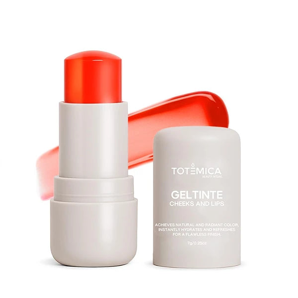 TOTEMICA Cooling Water Jelly Tint - by Ana Patricia, Dewy Hydrating Tint for Natural Color, Long-Lasting Jelly Lip Tint & Cheek Stain, Clean Beauty Tinta para Labios | 0.19 oz