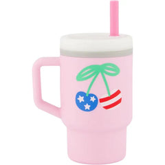 Infantino My 1st Tumbler 9 Oz Silicone Sippy Cup with Straw & Handle