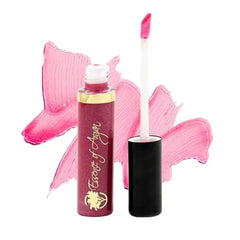 Essence Of Argan Lip Gloss with Moroccan Argan Oil to Moisturize and Plump your Lips – Lip Care to Eliminate Dryness - Cherry Rose Matte Effect 0.25oz