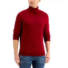 Men's Merino Wool Blend Turtleneck Sweater