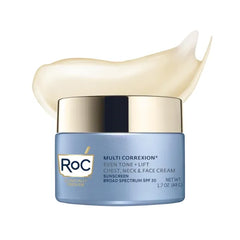RoC Multi Correxion 5-in-1 Anti-Aging Face, Neck & Chest Cream – Restoring Night Cream with Hexinol + Daily 5 in 1 Facial Moisturizer with Broad Spectrum SPF 30 & Shea Butter for Wrinkle Reduction, Firming & Hydration - 1.7 oz