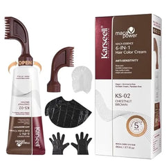 Karseell Hair Dye with Comb Applicator, Hair Color for Root Touch Up