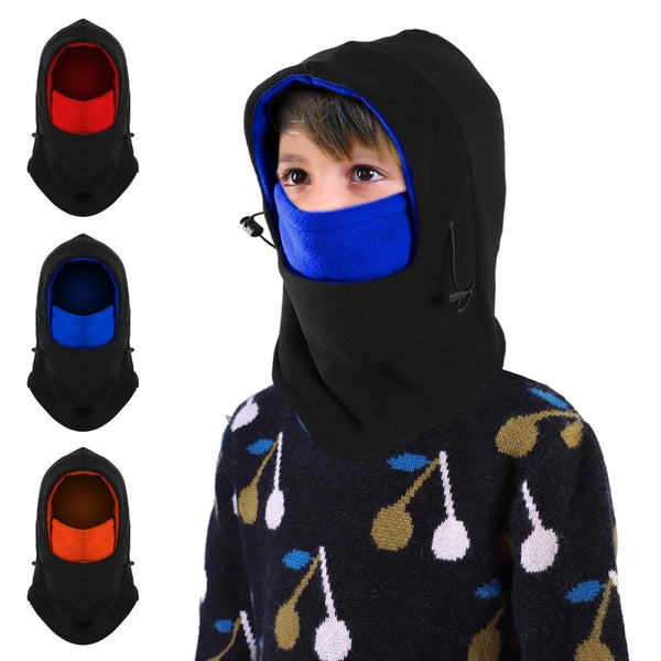 IC ICLOVER Kids Fleece Balaclava – Windproof Ski Mask & Neck Warmer for Winter Sports & Outdoor Adventures