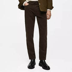 MANGO Men's Regular-Fit Corduroy Pants