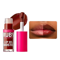 Ruby Kisses Lip Oil Booster, Hydrating Lip Gloss with Nourishing Natural Oil Blend, Jumbo Wand for Easy Application, Non-Sticky Formula