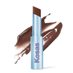 Kosas Wet Stick Moisturizing Shiny Sheer Lipstick with Ceramides, Hyaluronic acid, Peptides and Mango Butter - Soothes, Softens, and Moisturizes Lips