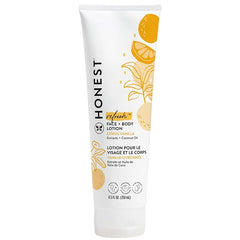 The Honest Company Hydrating Face and Body Lotion, Fast Absorbing, Naturally Derived, Hypoallergenic, Fragrance-Free, Sensitive, 8.5 fl oz