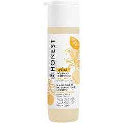 The Honest Company 2-in-1 Cleansing Shampoo + Body Wash for Baby & Kids | Tear-Free, Hypoallergenic, Naturally Derived Formula