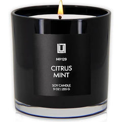 Lulu Candles Smells Warm & Woody Luxury Scented Soy Jar Candle Hand Poured in The USA Highly Scented Long Lasting .