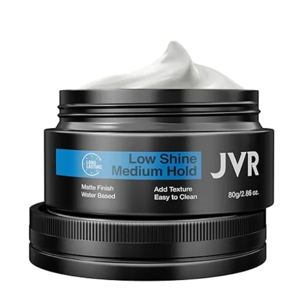 JVR Hair Clay for Men and Women, Texturizing Clay Hair Product Men with Natural and Organic Ingredients, Easy To Wash Out, For All Hairstyles Cream