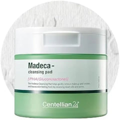 CENTELLIAN 24 Madeca Ampoule & Cleansing Pad Collection – Vegan Korean Exfoliating, Hydrating & Tone-Correcting Pads with Centella Asiatica, TECA & Niacinamide (5.58fl oz x 60 Pads)