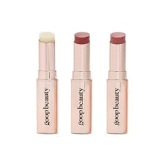 goop Beauty Clean Lip Balm Dry Lips Treatment Coconut Oil, Pomegranate Extract, & Shea Butter Petroleum Free