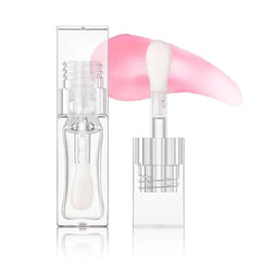 BANGFENG Lip Glow Oil – Hydrating, Non-Sticky Plumping Lip Gloss & Tinted Lip Balm | Long-Lasting Moisturizing Shine, Big Brush Head