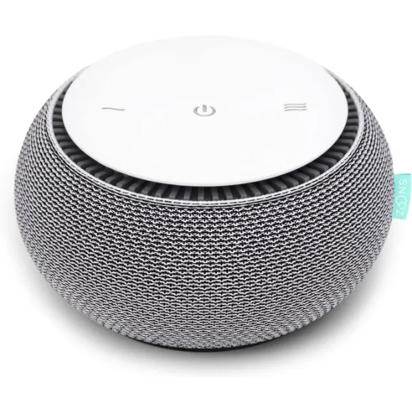 SNOOZ Smart White Noise Machine - Real Fan Inside for Non-Looping Sound, Portable Sleep Aid for Adults, Dogs, Travel, Home, Bedroom, Sleeping, Office Privacy, Therapy, & Baby Registry Essential