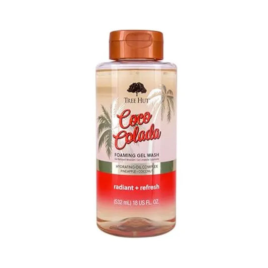 Tree Hut Foaming Gel Wash, Hydrating & Moisturizing Body Wash with Shea Butter & Nourishing Essential Oils, Daily Cleanser for Soft Smooth Skin