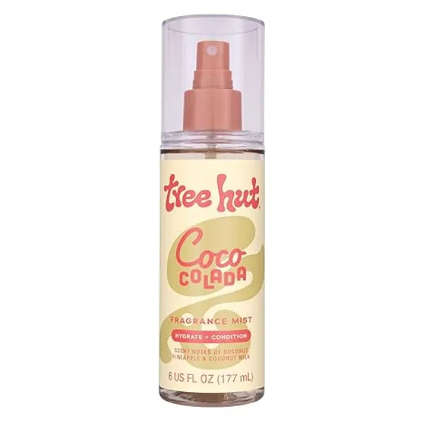 Tree Hut Fragrance Mist, Hydrating, Alcohol Free Formula, Summer Scent with Coconut, Pineapple, and Coconut Milk Notes
