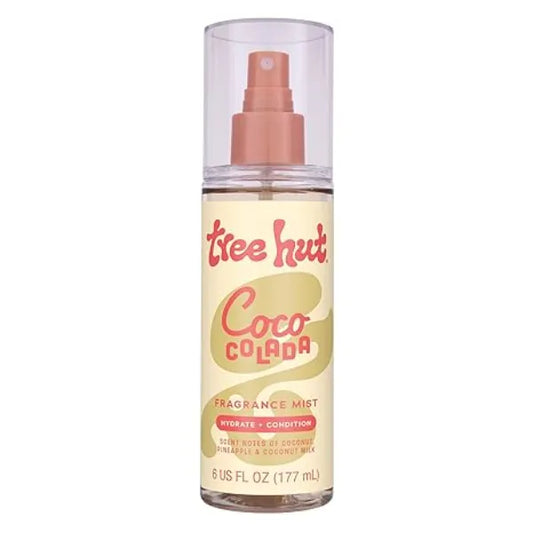 Tree Hut Fragrance Mist, Hydrating, Alcohol Free Formula, Summer Scent with Coconut, Pineapple, and Coconut Milk Notes