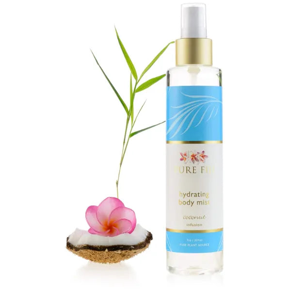 PURE FIJI Hydrating Body Mist - Hydrating Body After Shower - 97% Natural Origin - 7 oz