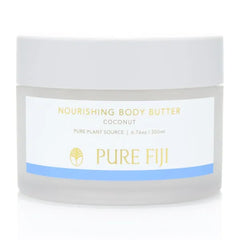PURE FIJI Nourishing Body Butter, Natural Ingredients, Not Tested On Animals, Organic - 6.7oz/200ml