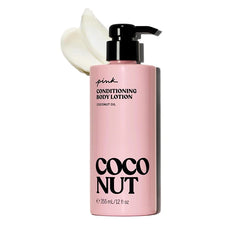 Victoria’s Secret PINK Body Lotion 12 oz – Coconut Oil, Cucumber, Honey & Vanilla Hydrating Moisturizer