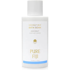 PURE FIJI Coconut Milk Bath Soak, Hydrating, Moisturizing, Softening, Soothing, Cruelty Free, Natural, Organic - 14oz / 415ml
