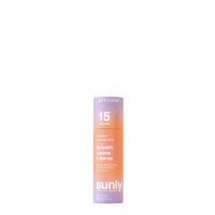 ATTITUDE Plastic-free Lip Balm with Sun Protection SPF 15, EWG Verified, Plant- and Mineral-Based Ingredients, Vegan and Cruelty-free - 0.3 Oz