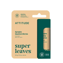 ATTITUDE Lip Balm, Natural Origin, Nourishes & Protects, Shea Butter, Coconut & Olive Oils, EWG Verified, For Dry Lips, Men and Women, Vegan - 0.3 Oz