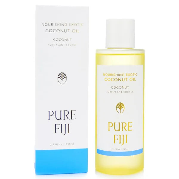 PURE FIJI Nourishing Exotic Coconut Body Oil, Natural Ingredients Deeply Moisturize and Nourish - 7.7 fl oz / 230ml